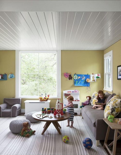 四居室儿童房间天花板装修效果图